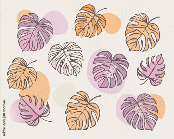 Obraz cute monstera v8