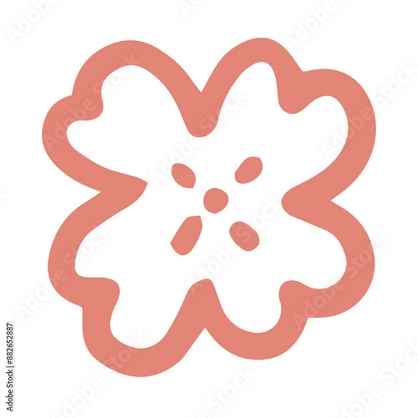 Obraz Boho Floral Element Cute