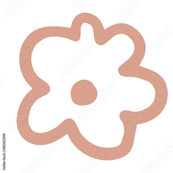 Obraz Boho Floral Element Cute