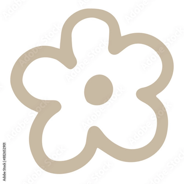 Obraz Boho Floral Element Cute