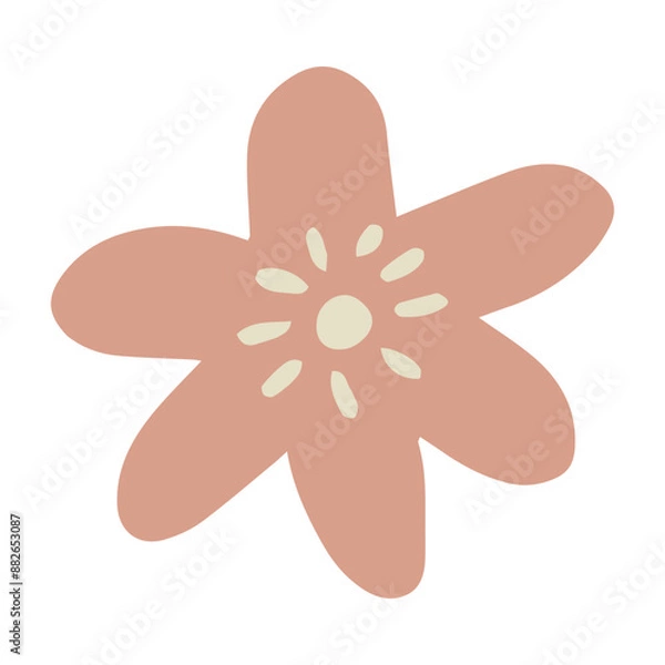 Obraz Boho Floral Element Cute