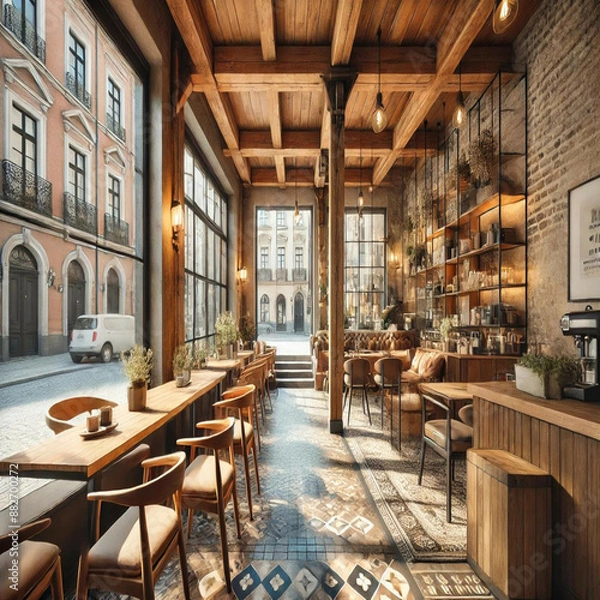 Fototapeta cafe, baking 6