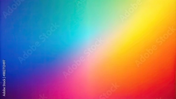Fototapeta Colorful gradient background with a smooth transition from one vibrant color to another, Abstract, vibrant, smooth, gradient