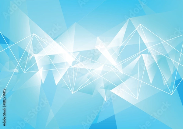 Fototapeta Vector of modern abstract polygonal background