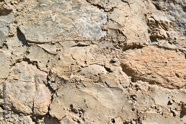 Fototapeta Stone and cement wall background