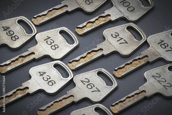 Obraz Chaves agrupadas