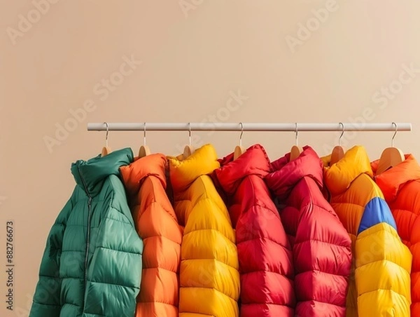 Obraz Rack with jaket 