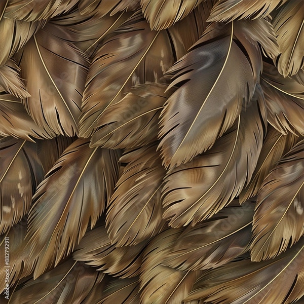 Fototapeta 羽毛テクスチャ