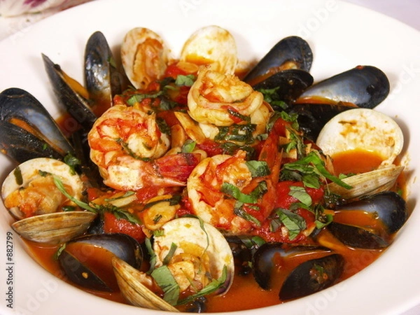 Fototapeta seafood stew
