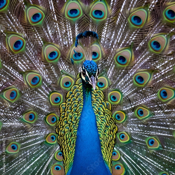 Obraz peacock with feathers