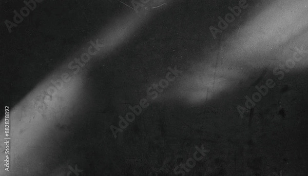 Fototapeta Old grunge photographic glass plate negative, analogic overlay, Abstract film texture background with grain, dust and light leak