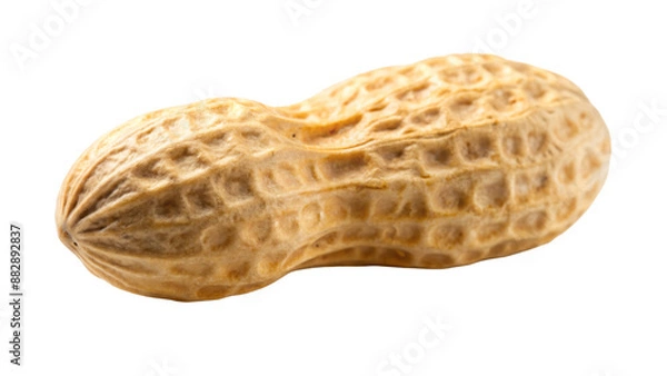 Fototapeta Close-up of peanut on a white background