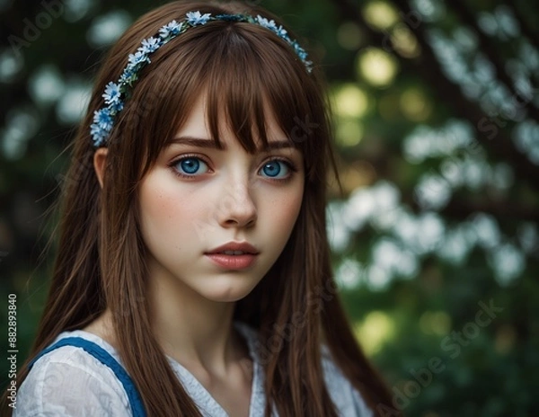 Obraz A beautiful elegant angel 