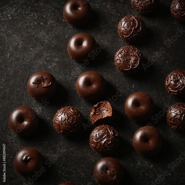 Obraz chocolate balls with sweetness 