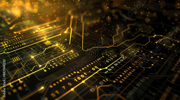 Fototapeta technology background