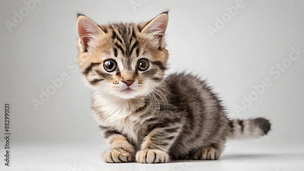 Obraz cat isolated on white background