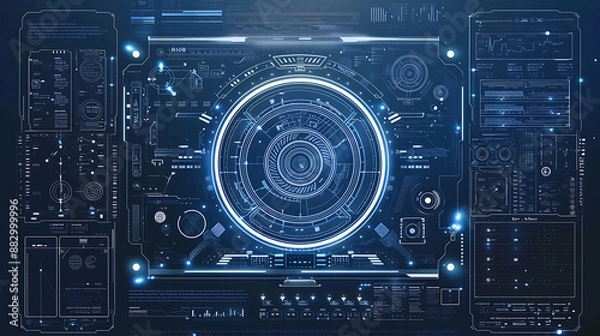 Obraz technology background