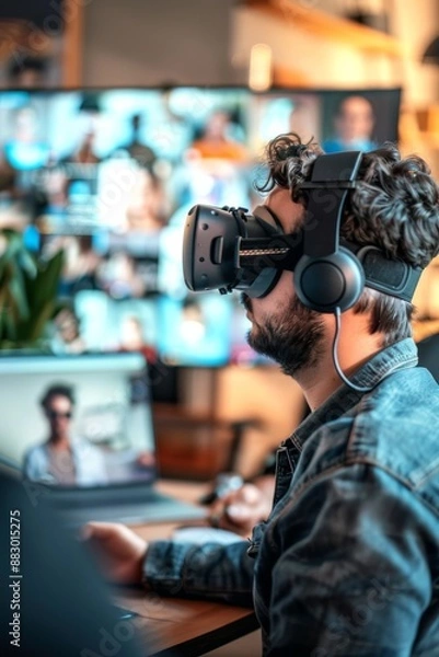 Obraz Virtual Reality Interaction