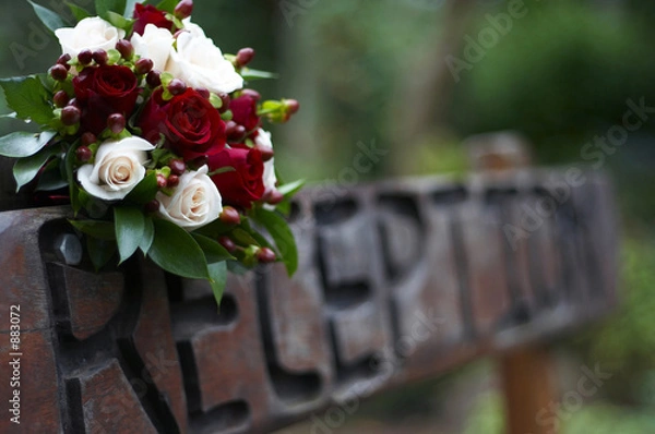 Obraz reception sign