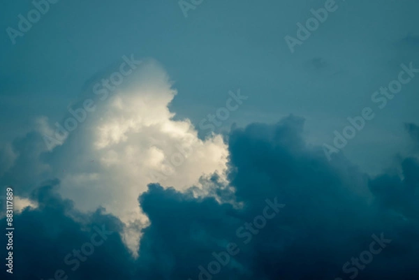 Fototapeta blue sky and clouds  nature background.
