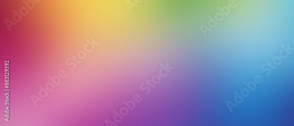 Obraz Vibrant Spectrum Gradient Background with Seamless Color Transition