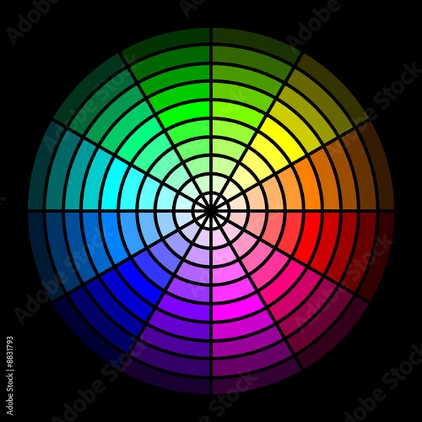 Fototapeta colour palette