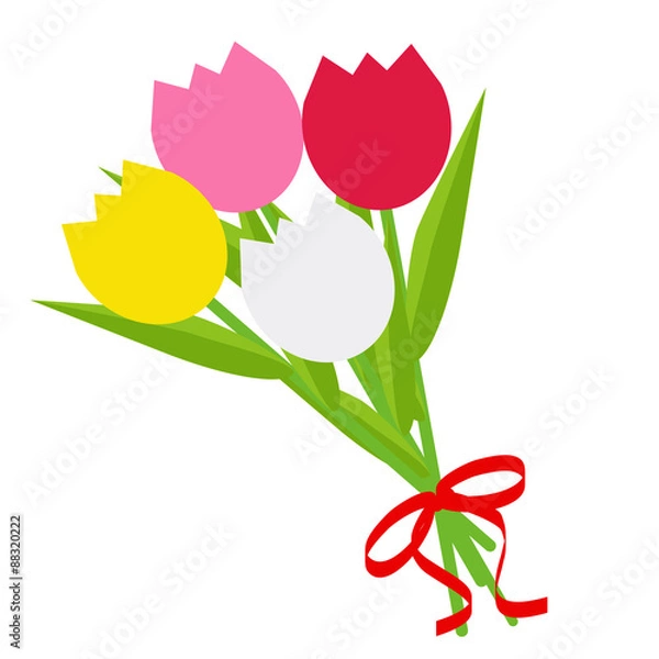 Obraz チューリップ(花束)