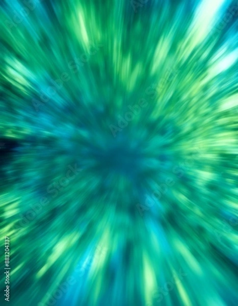 Obraz blurred abstract background blue motion green light wallpaper blur colours gradient design