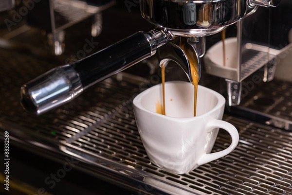 Fototapeta Making Espresso