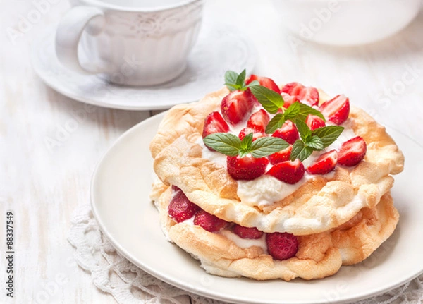 Fototapeta  Pavlova cake