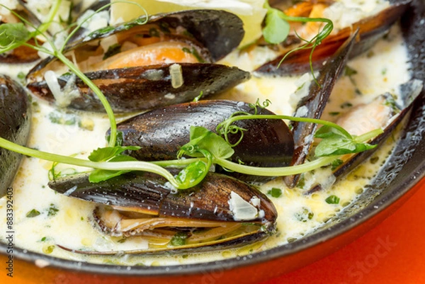 Obraz fish with lemon and herbs