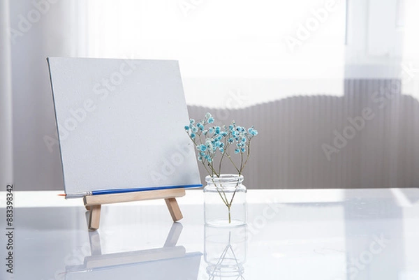 Obraz Whiteboard, blank, notes, message, 