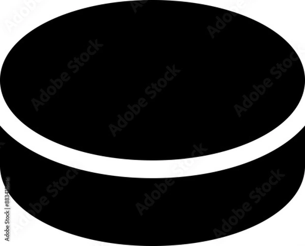 Obraz Ice Hockey Puck Vector Graphic 