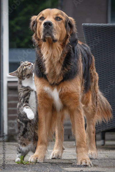 Obraz Dog and Cat