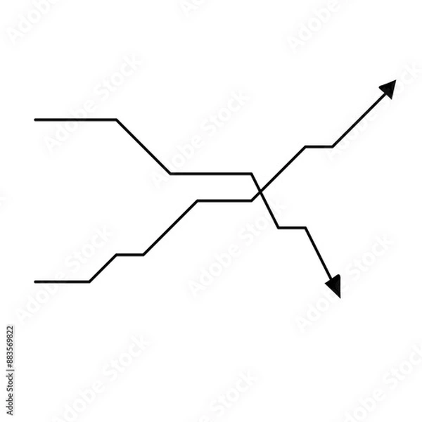 Obraz market volatility icon