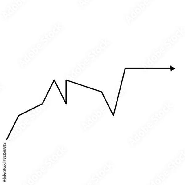 Obraz market volatility icon