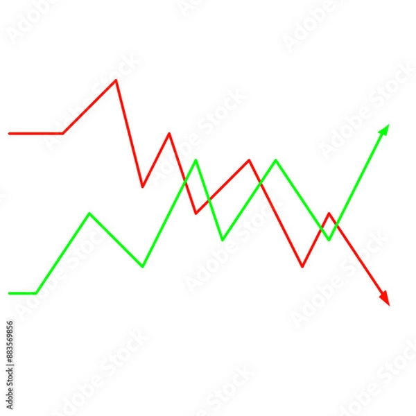 Obraz market volatility icon