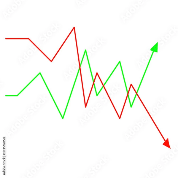 Obraz market volatility icon