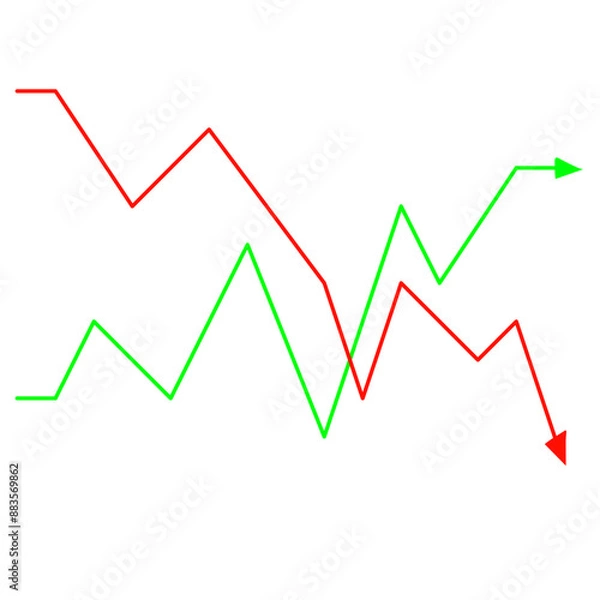 Obraz market volatility icon