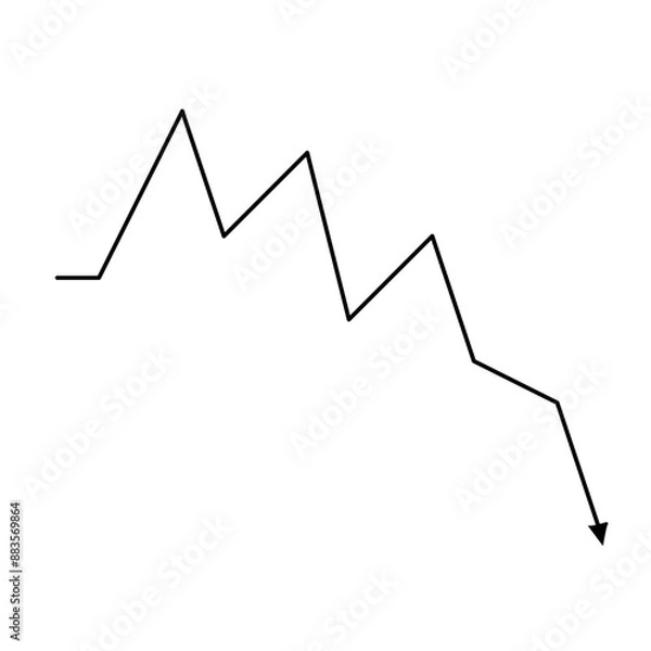 Obraz market volatility icon