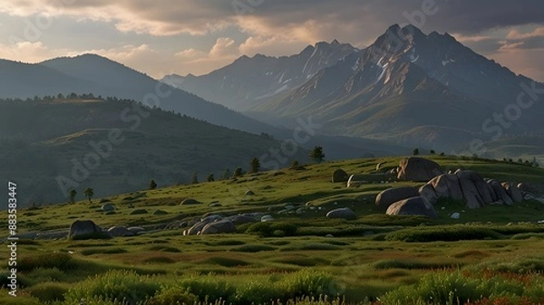 Fototapeta What are the unique ecological features of plateau mountains?
