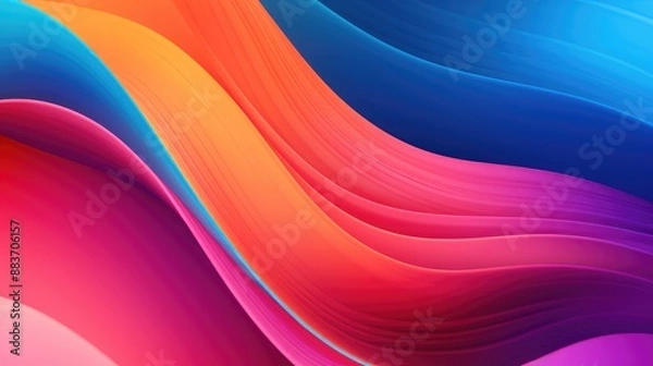 Obraz Modern abstract gradient colorful background