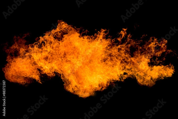 Fototapeta fire flame background