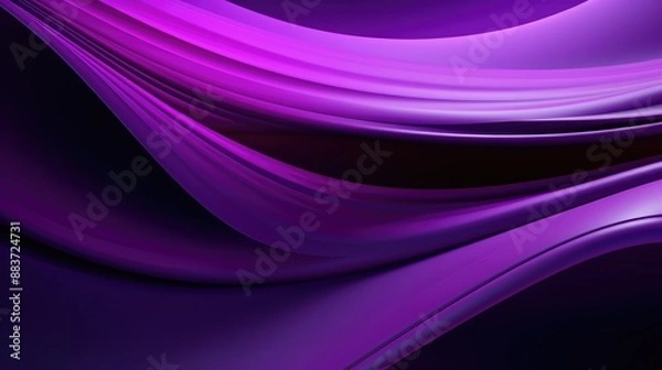 Obraz Purple wavy background modern design