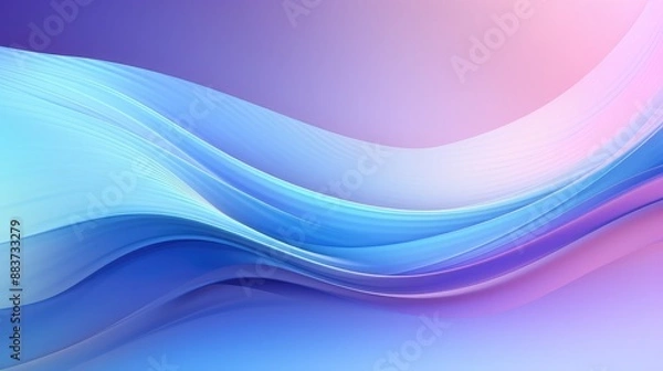 Obraz Wave gradient modern background design