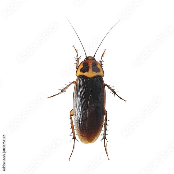 Fototapeta Cockroach on a transparent background

