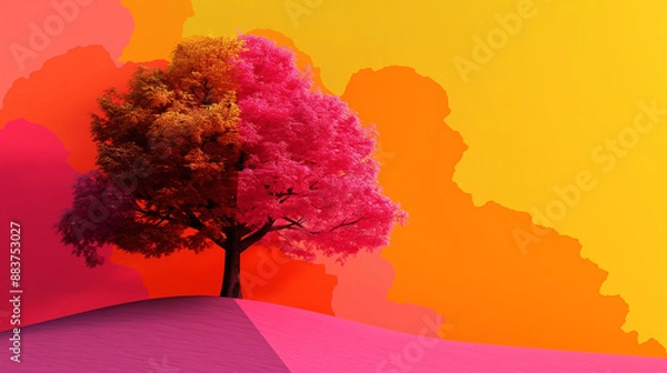 Fototapeta บนเนินเขา