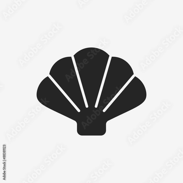 Fototapeta Shell icon