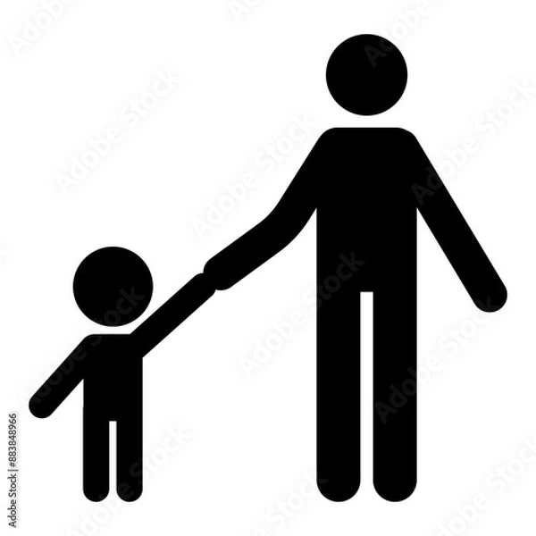 Obraz Do not leave children unattended