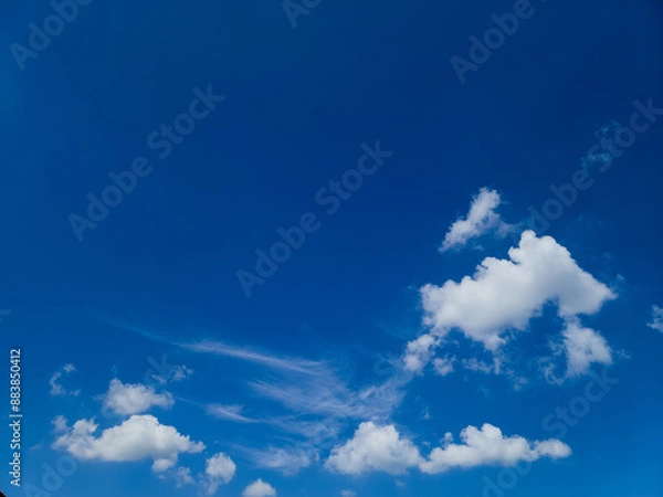 Obraz blue sky with clouds